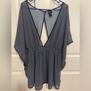 Chic Navy Women's Swim Coverup